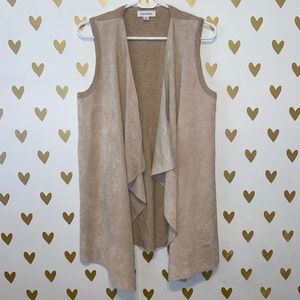 Calvin Klein suede vest